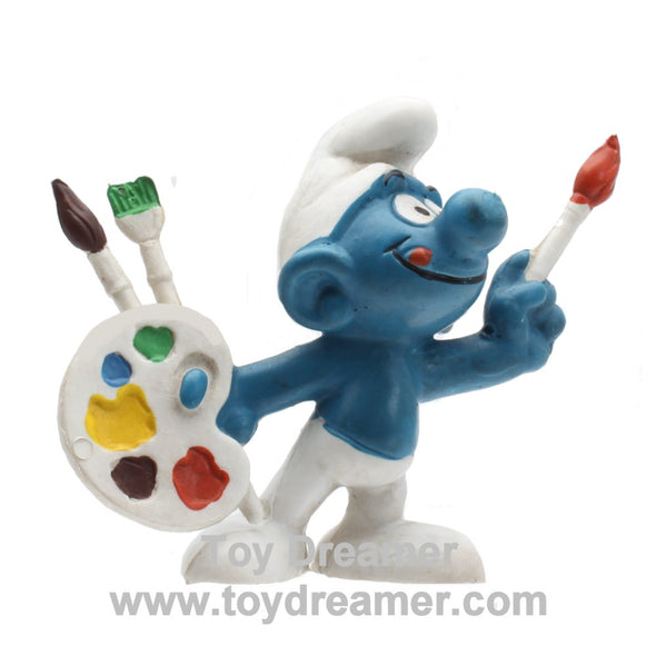 20089 Painter Smurf Schleich Smurfs Figurine 