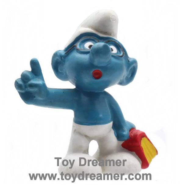 20094 Bookworm Smurf Schleich Smurfs Figurine 