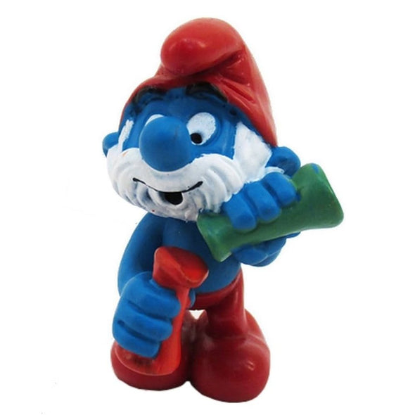 20164 Papa Smurf with Lab glasses Schleich Smurfs Figurine 