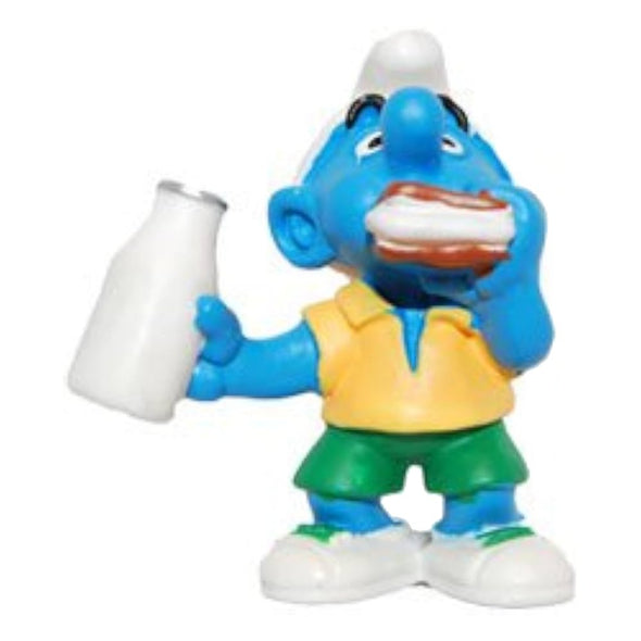 Smurf 20463 Sandwich & Milk Smurf Schleich Smurfs Figurine 