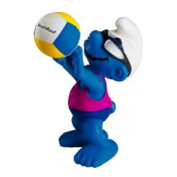 Smurf 20477 Beach Volleyball Schleich Smurfs Figurine 