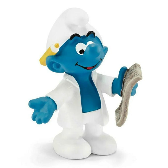 20775 Scientist Smurf Schleich Smurfs Figurine 