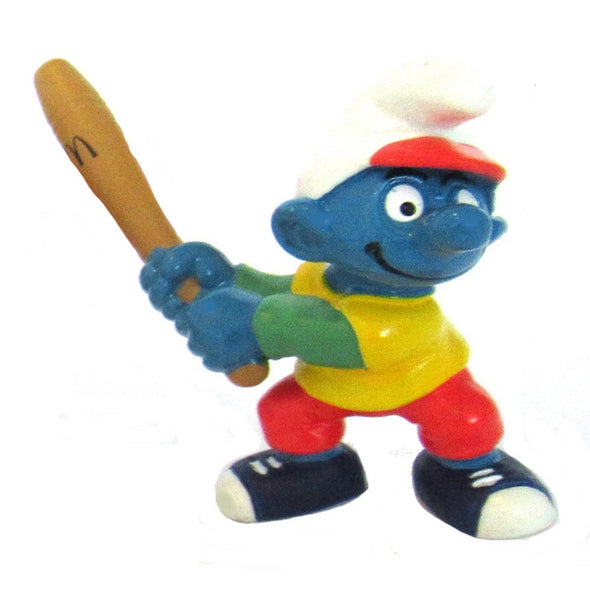 McDonalds Smurf Baseball Batter Schleich Smurfs Figurine 