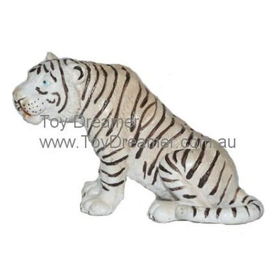 Schleich 14097 White Tiger sitting retired wild life figurine