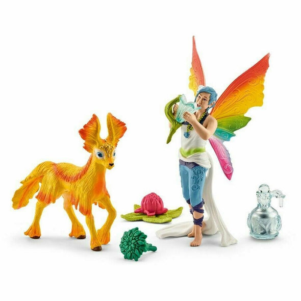 Schleich Bayala - Dunya Rainbow Elf with Foal