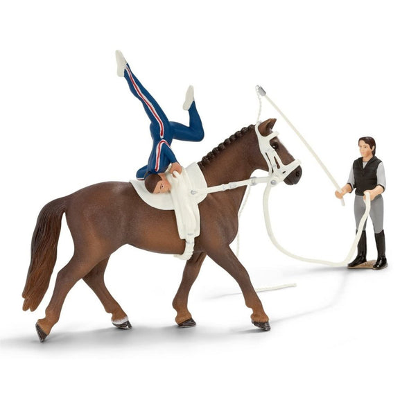 Schleich 42002 Vaulting Horse Riding Set